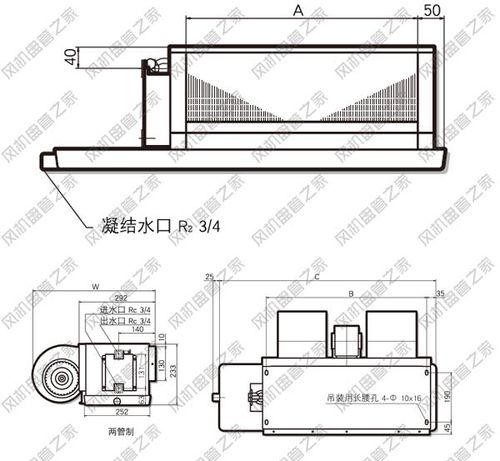 常见风机盘管尺寸和出风尺寸有多大
